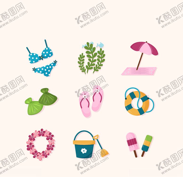 编号：25978109270713283718【酷图网】源文件下载-夏日元素