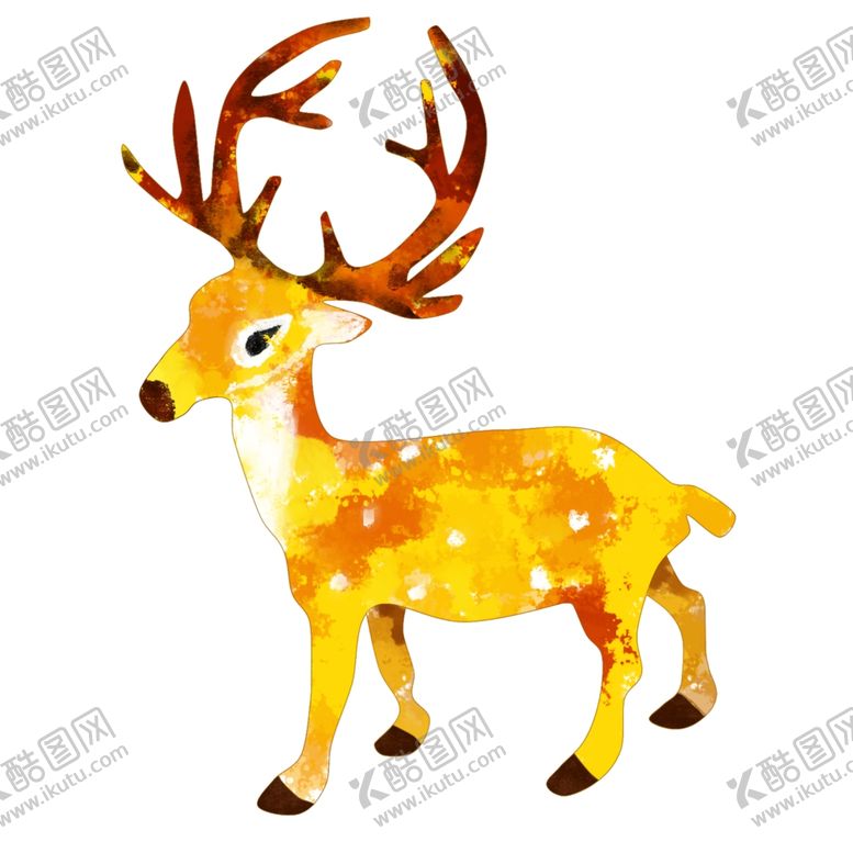 编号：45701707030911456231【酷图网】源文件下载-卡通小鹿
