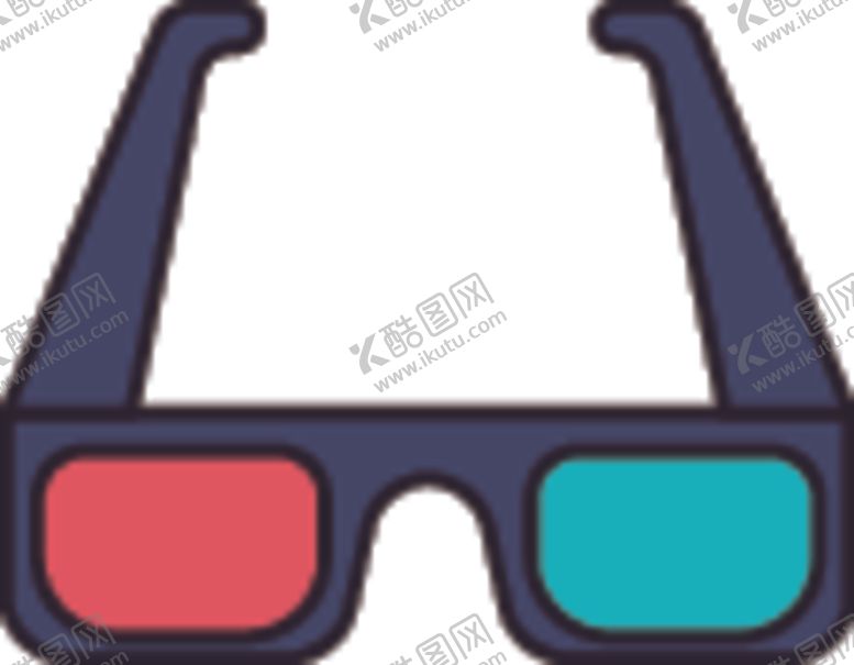 编号：40639105070140152235【酷图网】源文件下载-3D眼镜