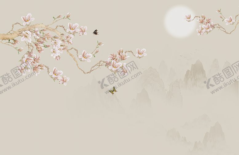 编号：31312510181235293965【酷图网】源文件下载-国画山水画