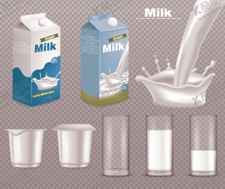 编号：51837706231519259537【酷图网】源文件下载-牛奶