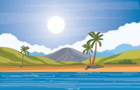 海滩