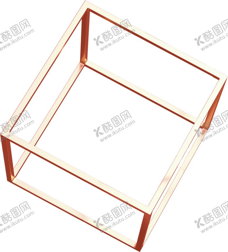编号：89898309212230496209【酷图网】源文件下载-金色立体框