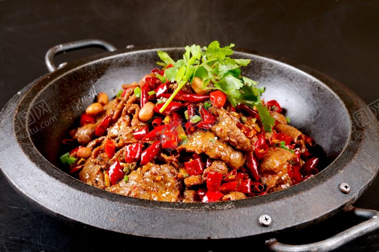 编号：40630510060702473440【酷图网】源文件下载-干锅嫩牛肉