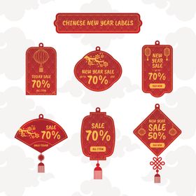 新年标签