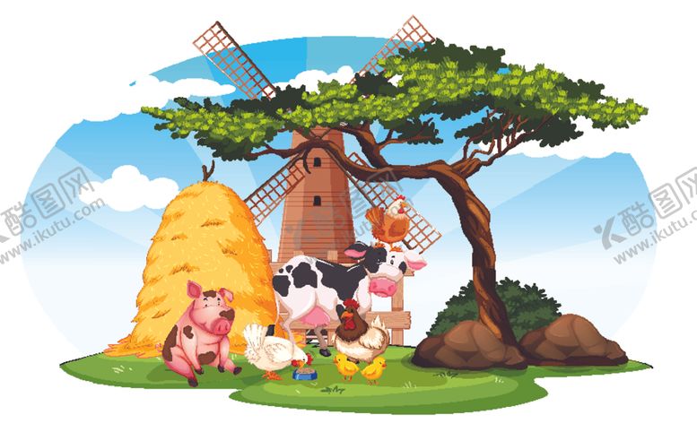 编号：60143809222307377815【酷图网】源文件下载-卡通农场