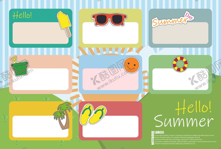 编号：27011604030756112590【酷图网】源文件下载-卡通标签