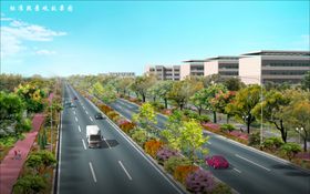深圳路道路工程效果图