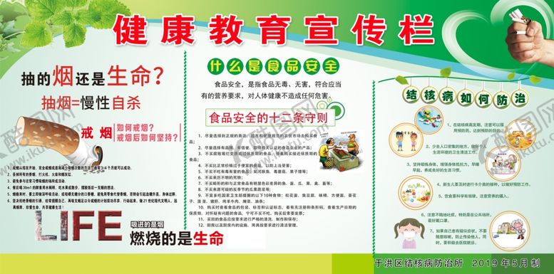 编号：90845109190550336035【酷图网】源文件下载-健康教育知识宣传栏
