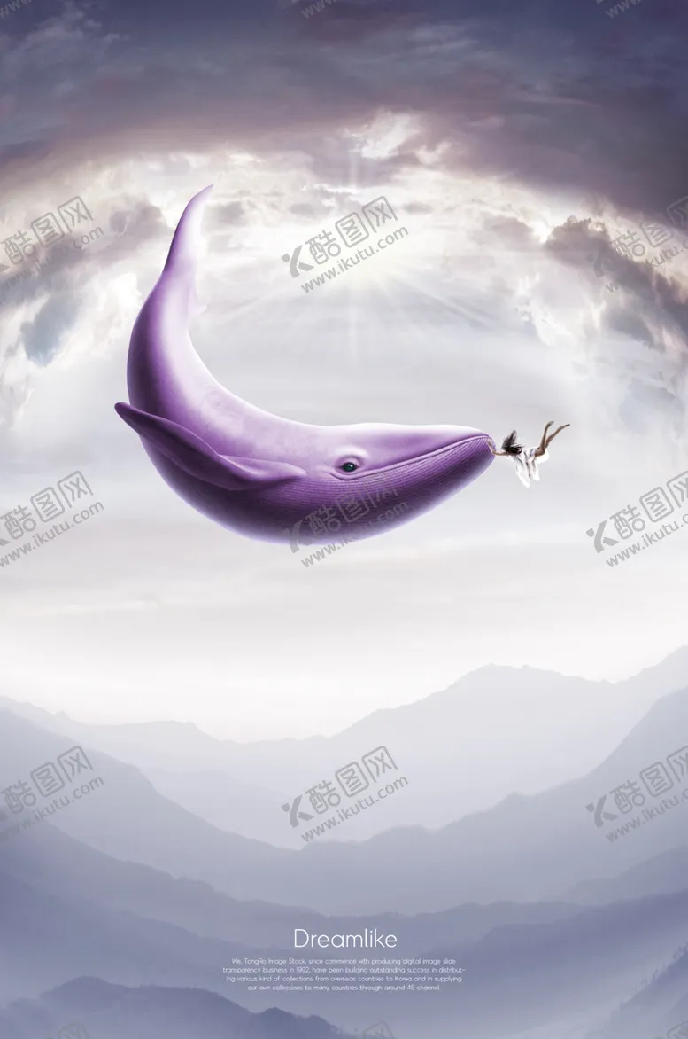 编号：65671306241456338309【酷图网】源文件下载-梦觉创意动物合成图片