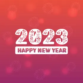 2023字体设计艺术年广告时尚炫酷