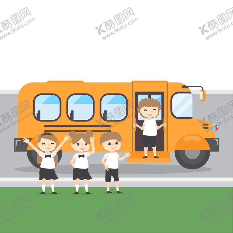 编号：24398609231819304052【酷图网】源文件下载-校车 