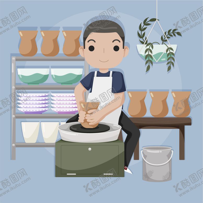 编号：37868202071339572054【酷图网】源文件下载-制作陶器