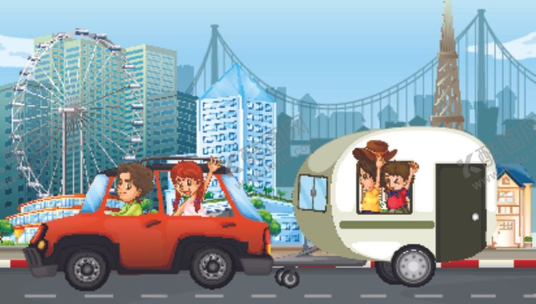 编号：44122010091943588416【酷图网】源文件下载-卡通旅游儿童