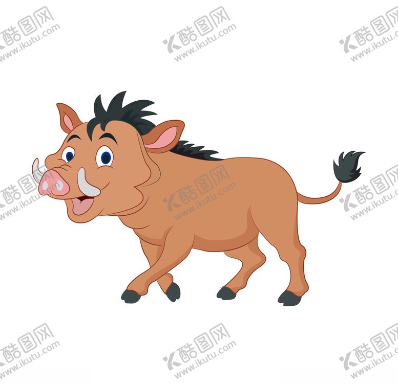 编号：89975409241022166858【酷图网】源文件下载-矢量卡通野猪