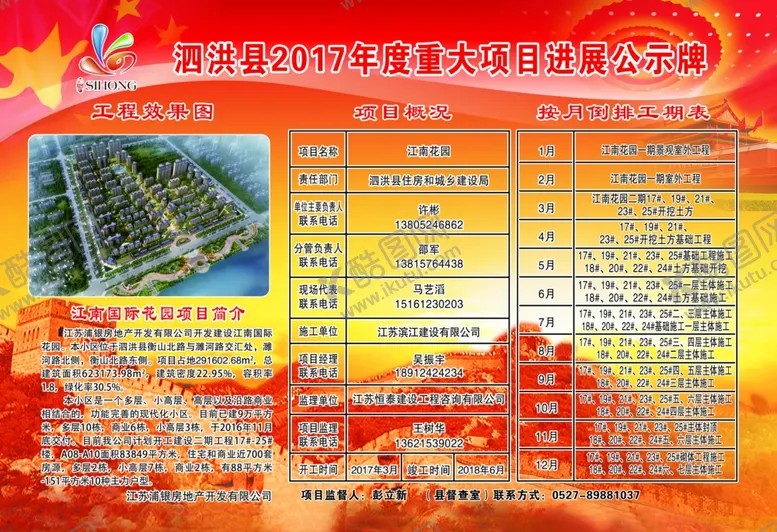编号：52813004301007063237【酷图网】源文件下载-项目公示牌