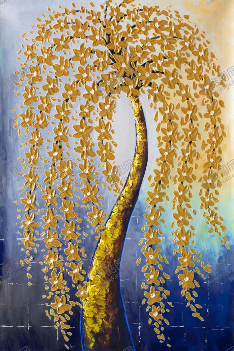 编号：90607209191116274088【酷图网】源文件下载-浮雕花发财树摇钱树玄关图