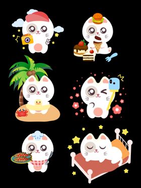 可爱动物猫咪
