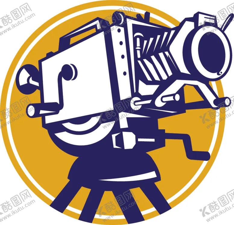 编号：75595104031559584554【酷图网】源文件下载-复古摄像机标志图案