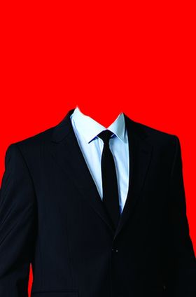 男士西装证件照