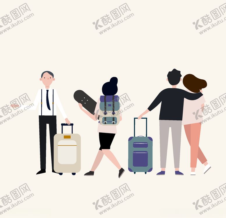 编号：33438009132222278863【酷图网】源文件下载-旅客游客