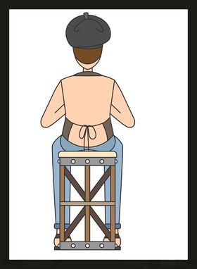 手绘男人男孩