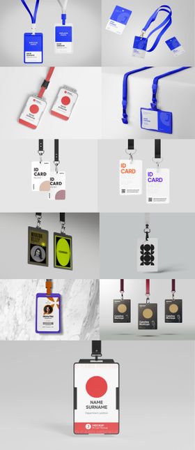 多款工作牌工作证样机