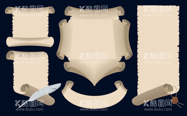 编号：54290511111418353304【酷图网】源文件下载-卷纸羽毛