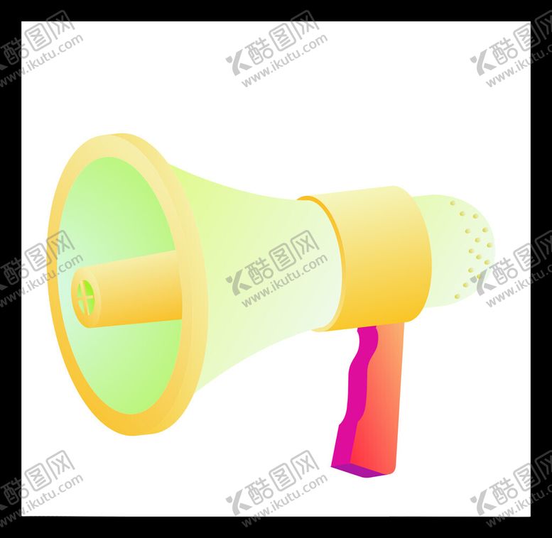 编号：58843502070609189053【酷图网】源文件下载-手绘喇叭素材