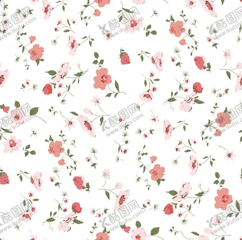 编号：50339410081135438026【酷图网】源文件下载-乱花碎花