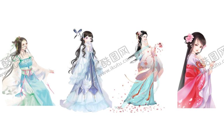 编号：62992701261445207754【酷图网】源文件下载-古典工笔插图