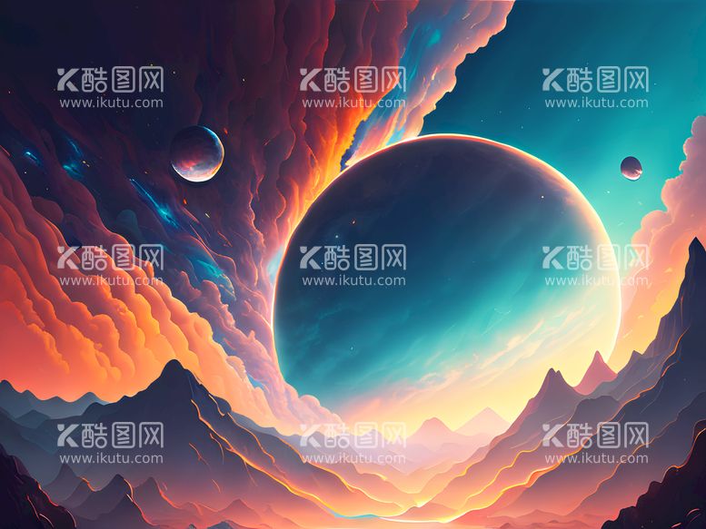 编号：23227710142156312088【酷图网】源文件下载-彩虹星球