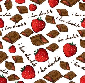 草莓卡通水果儿童矢量