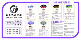 舞蹈文化墙课程体系