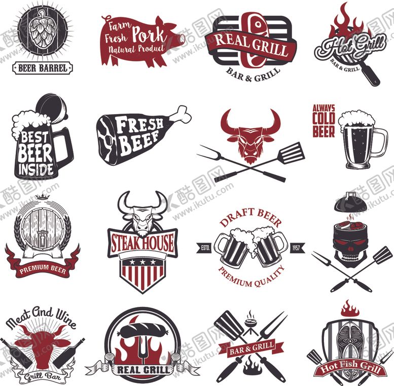 编号：89795010110414357706【酷图网】源文件下载-十六个图标