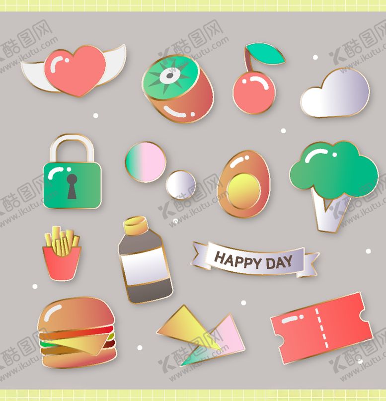 编号：97825809141141216120【酷图网】源文件下载-卡通手绘元素