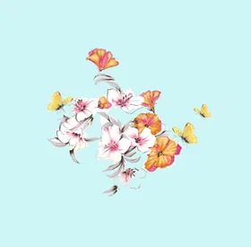 手绘水彩花卉