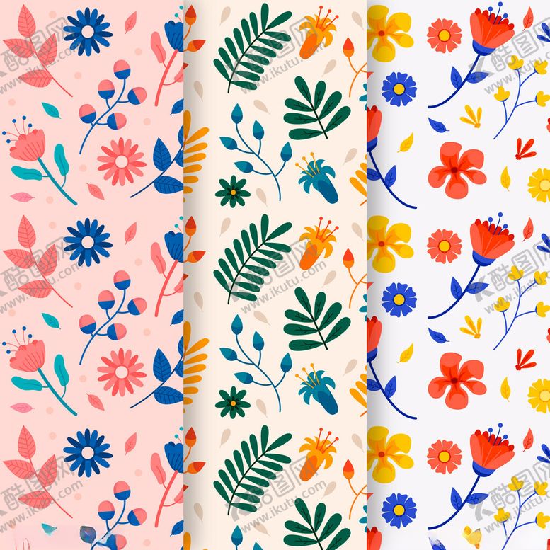 编号：91541004242059185395【酷图网】源文件下载-花卉植物图案