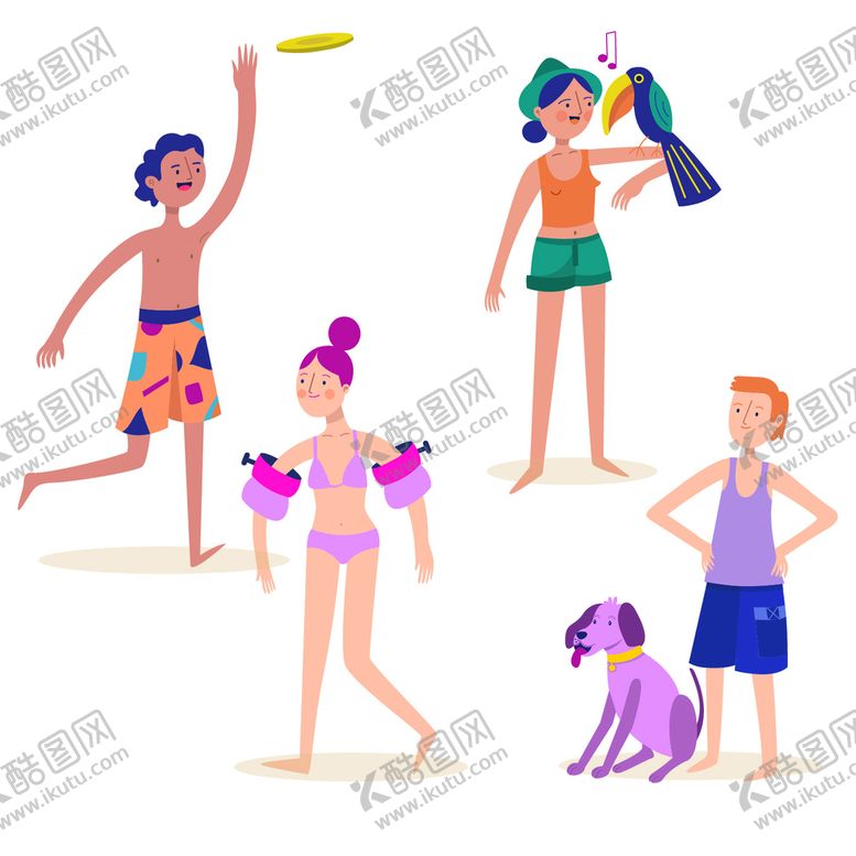 编号：32586709141930128621【酷图网】源文件下载-沙滩活动