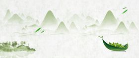 手绘古风插画背景图片中国海报江山如典
