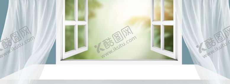 编号：64034009150531379029【酷图网】源文件下载-简约窗台电商海报banner