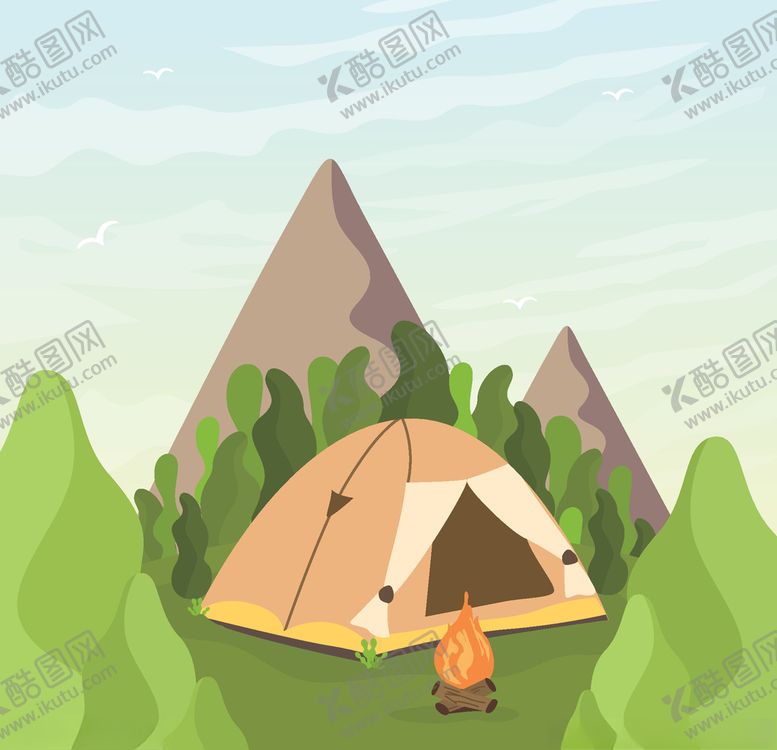 编号：26252506181005217499【酷图网】源文件下载-露营