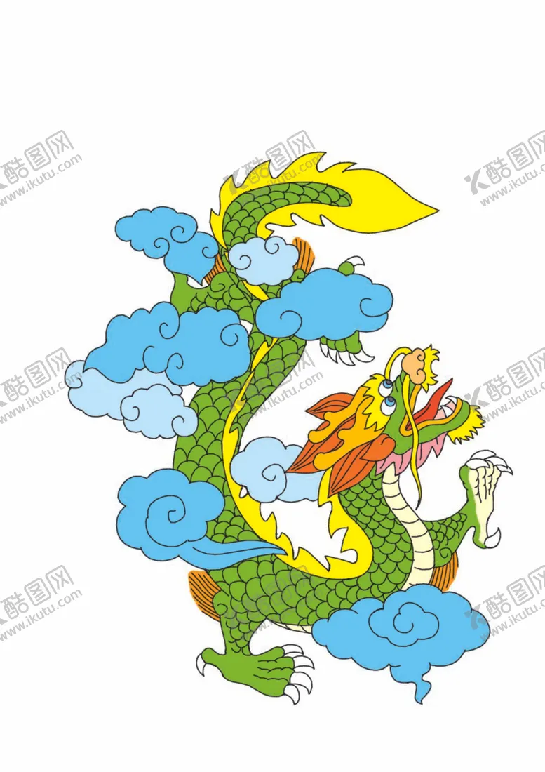 编号：90793812050216406868【酷图网】源文件下载-卡通龙