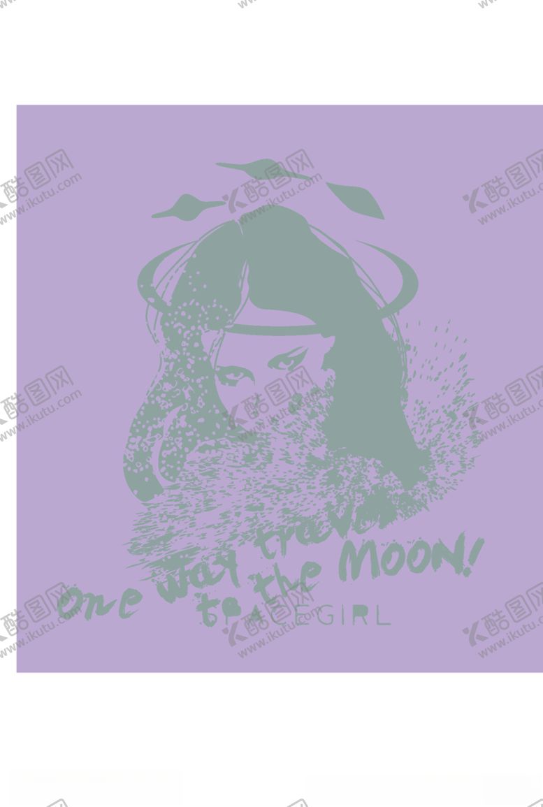 编号：30211905082051455891【酷图网】源文件下载-女装人物印花