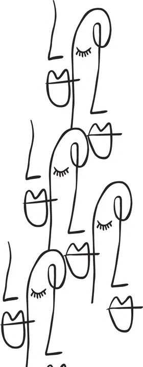 线条花方巾LV腰果