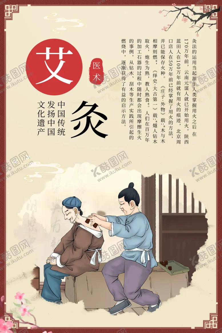 编号：92663802210315107168【酷图网】源文件下载-艾灸