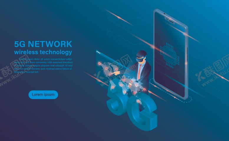 编号：19557710152029597094【酷图网】源文件下载-5G时代