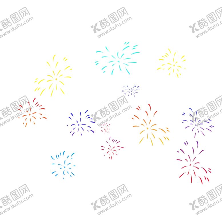 编号：98234410300315059523【酷图网】源文件下载-烟火元素