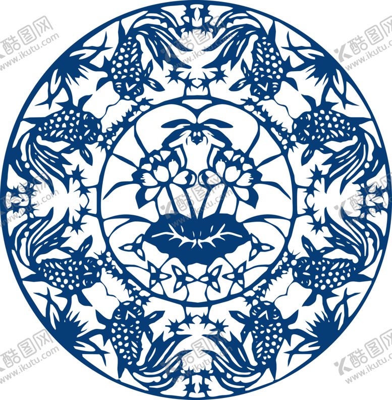 编号：23624505081517032657【酷图网】源文件下载-青花瓷图案