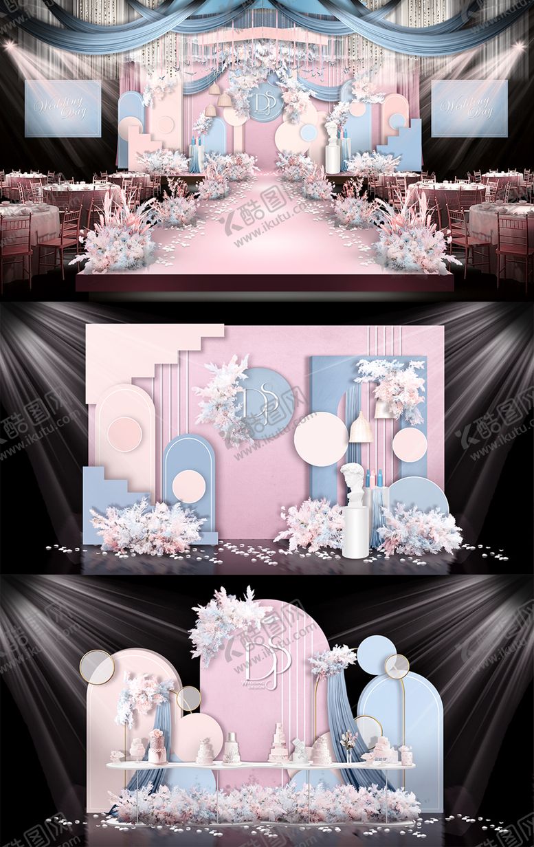 编号：13627310160941269408【酷图网】源文件下载-糖果粉撞色婚礼设计(效果PSD）